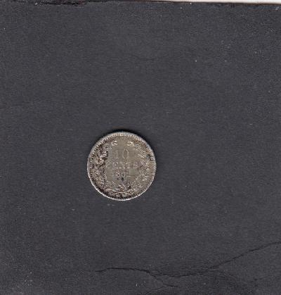 Beschrijving: 10 Cent WILHELMINA